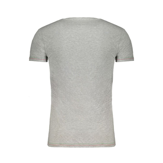 Aeronautica Militare Braunes Baumwoll-T-Shirt für Herren