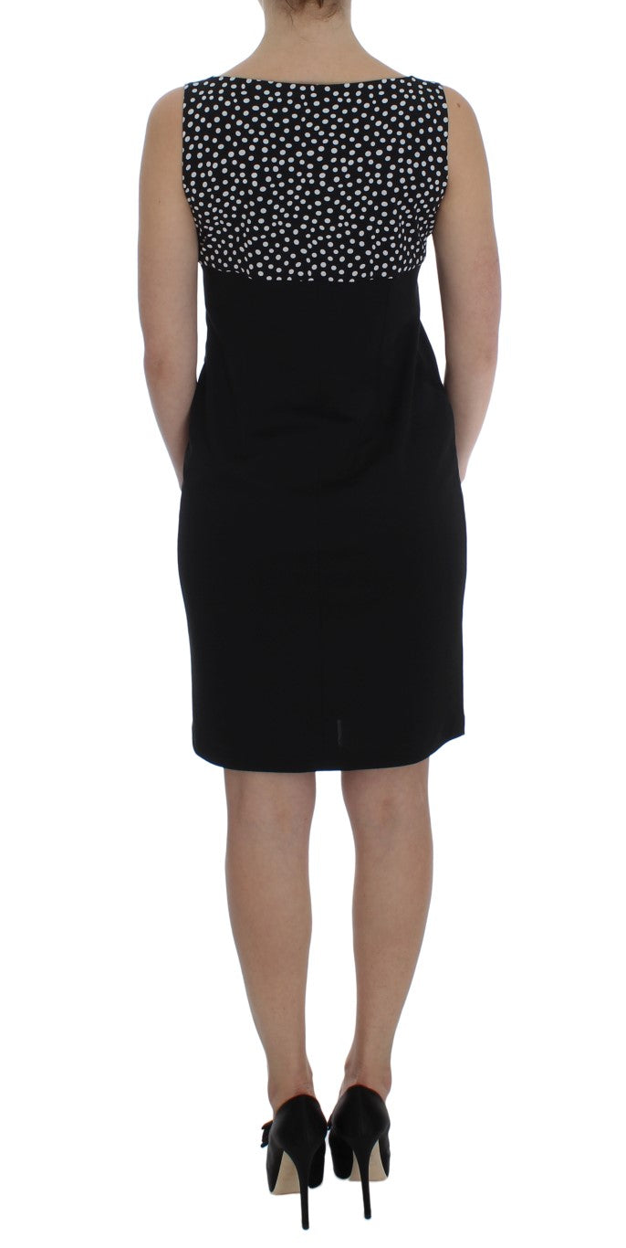 BENCIVENGA Schwarzes Stretch-Etuikleid &