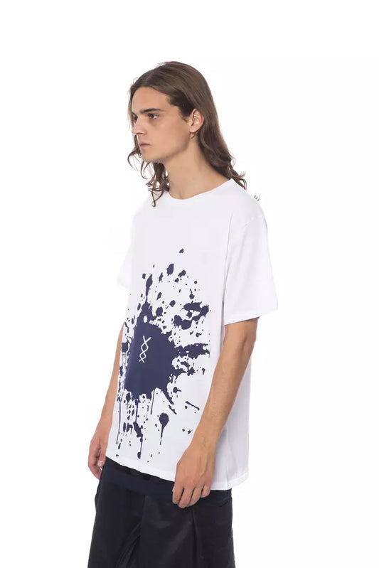 Nicolo Tonetto Weißes Baumwoll-T-Shirt für Herren