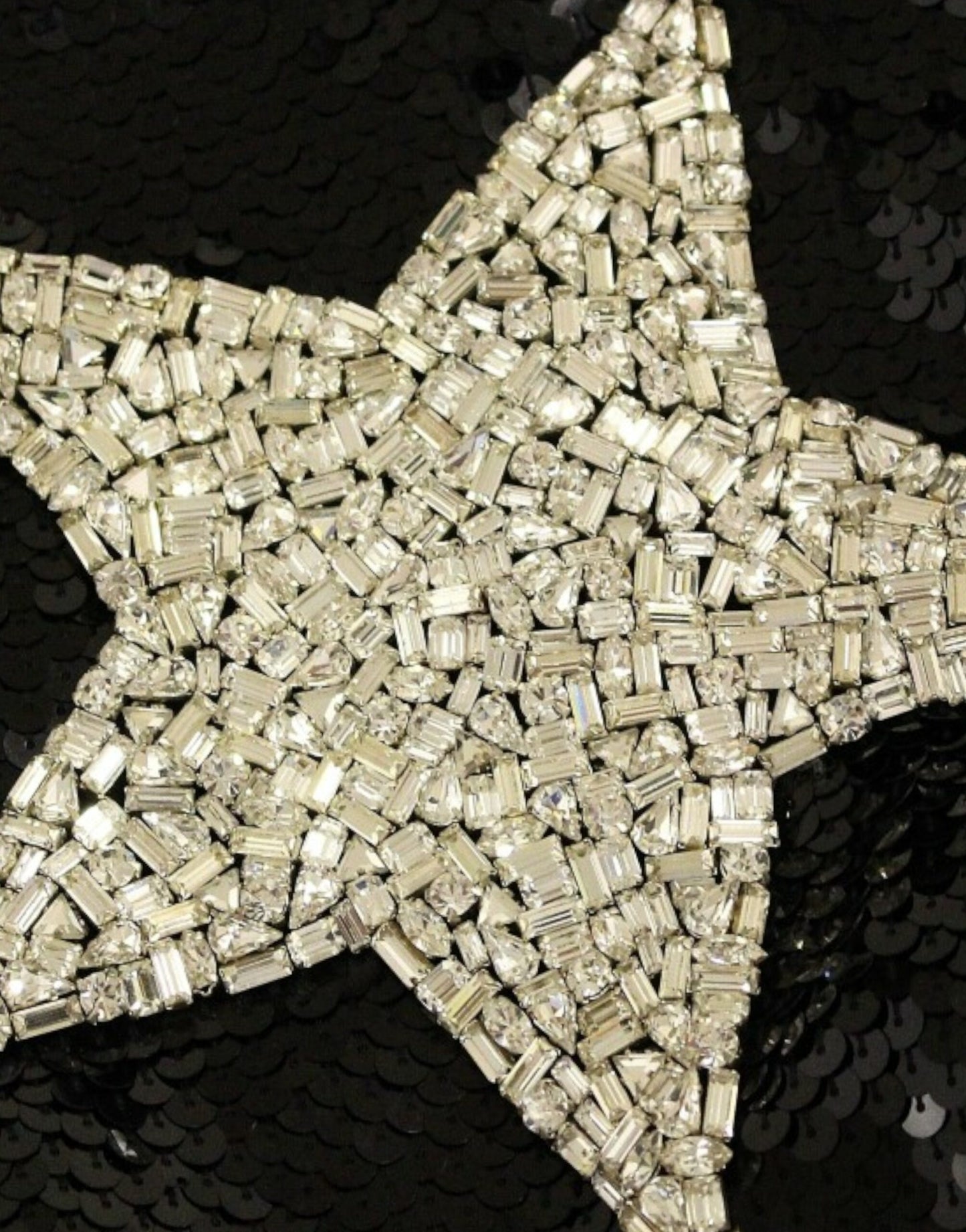 Dolce & Gabbana Meisterstück Schwarzes Kristall Swarovski Sterne Etuikleid