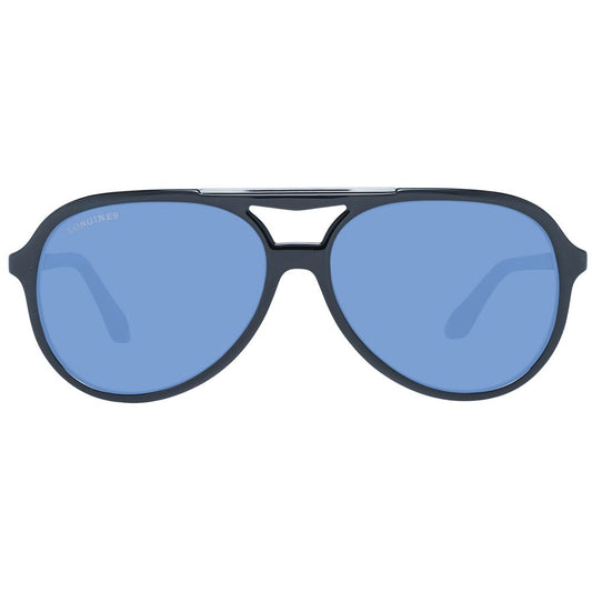Longines Schwarze Sonnenbrille aus Kunststoff