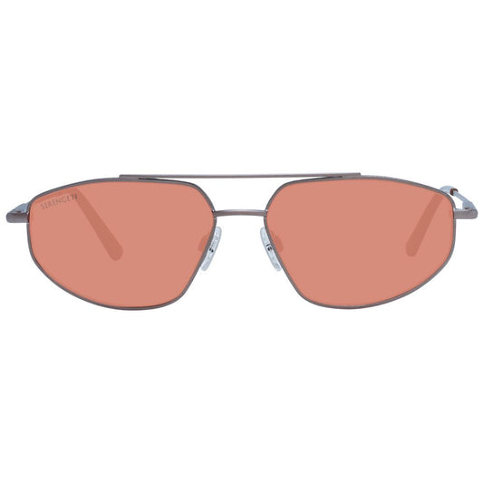 Serengeti Sonnenbrille aus Bronze-Metall