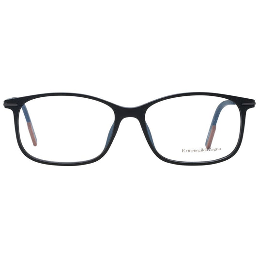 Ermenegildo Zegna Brille aus schwarzem Titan (Fassung)