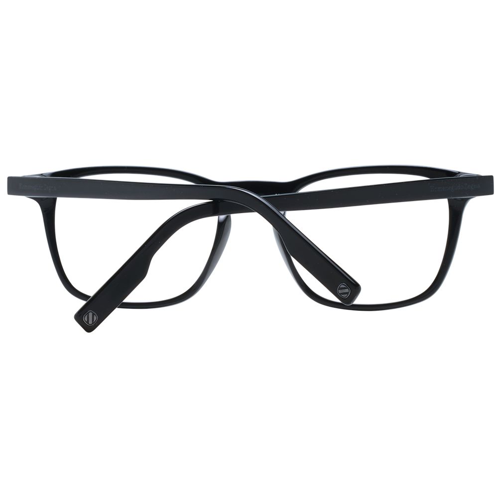 Ermenegildo Zegna Schwarze Kunststoffbrille (Gestell)