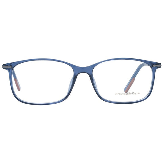 Ermenegildo Zegna Blaue Titan-Brille (Gestelle)