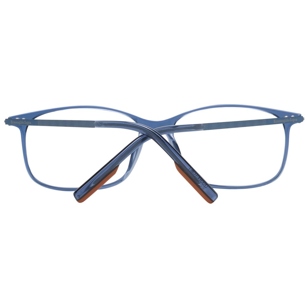 Ermenegildo Zegna Blaue Titan-Brille (Gestelle)