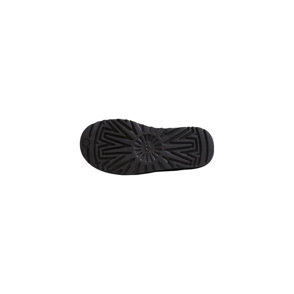 Black Suede Leather Ankle