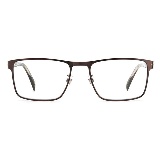 David Beckham Braune Metallbrille (Fassung)