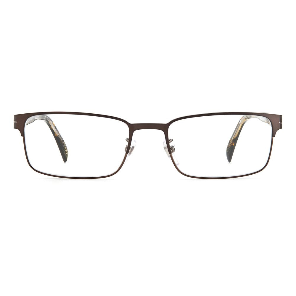 David Beckham Braune Metallbrille (Fassung)