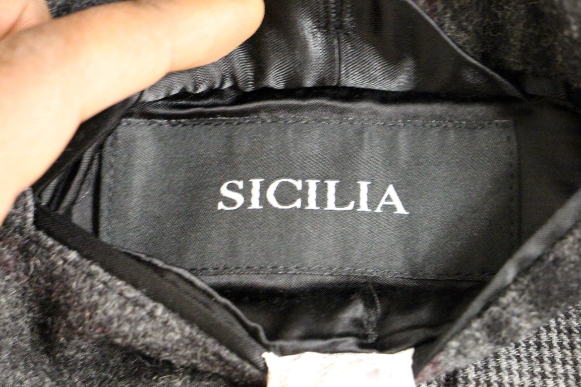 Dolce & Gabbana Grauer doppelreihiger Mantel Jacke