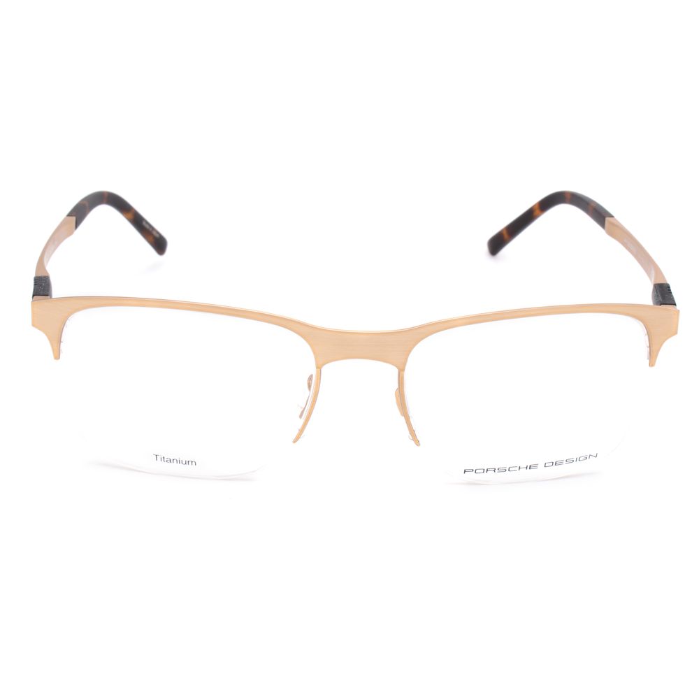 Porsche Brille aus Titan mit Gold-Finish (Fassung)