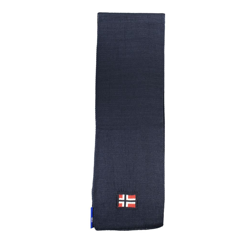 Blue Marabou Men Scarf
