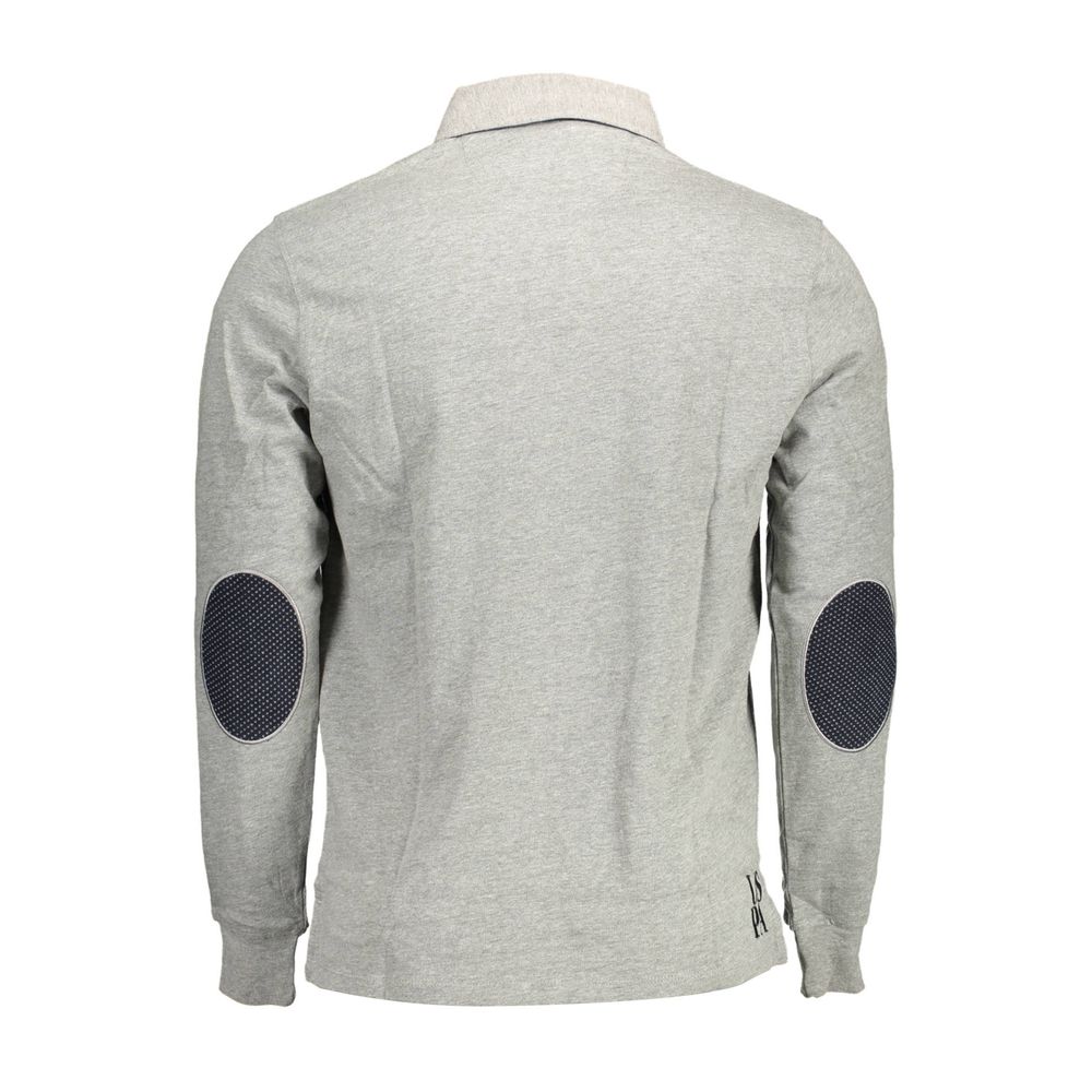 Brown Cotton Men Polo Shirt