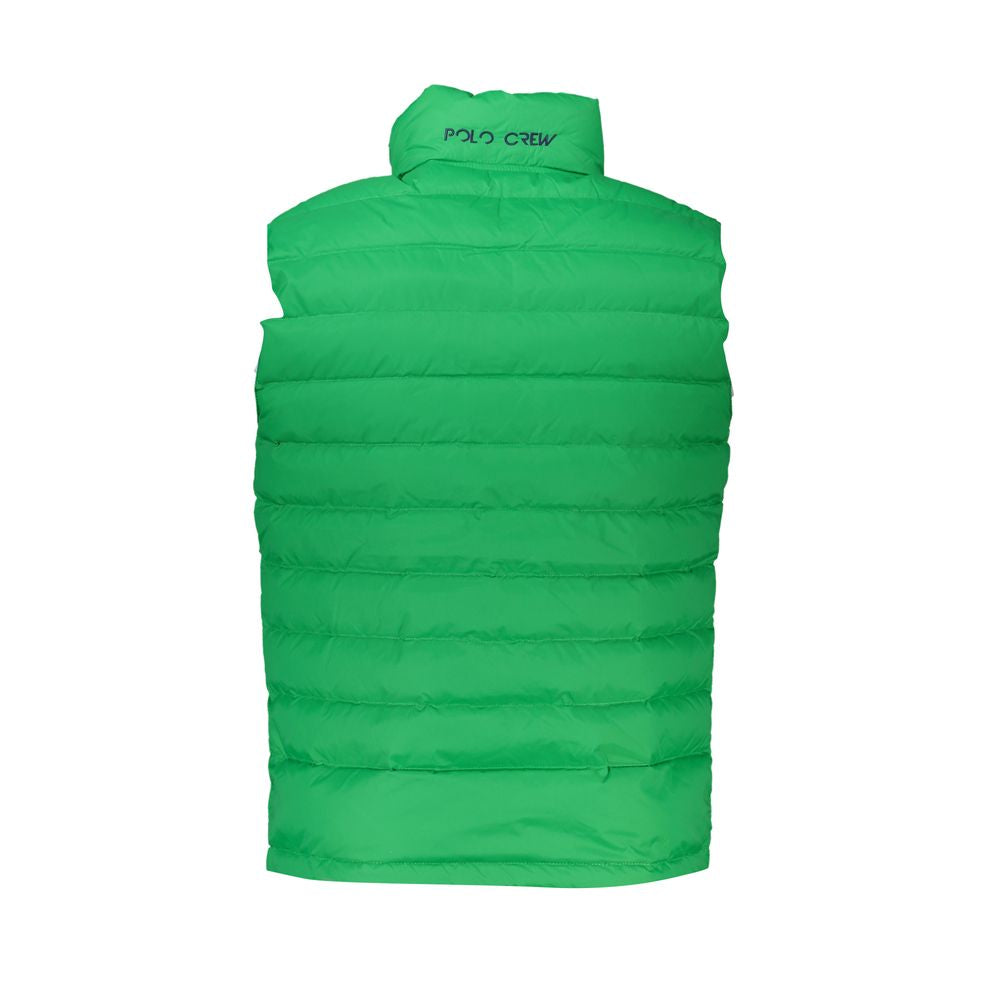 Green Polyamide Men Jacket
