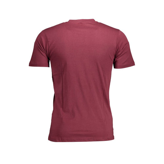 Purple Cotton Men T-Shirt