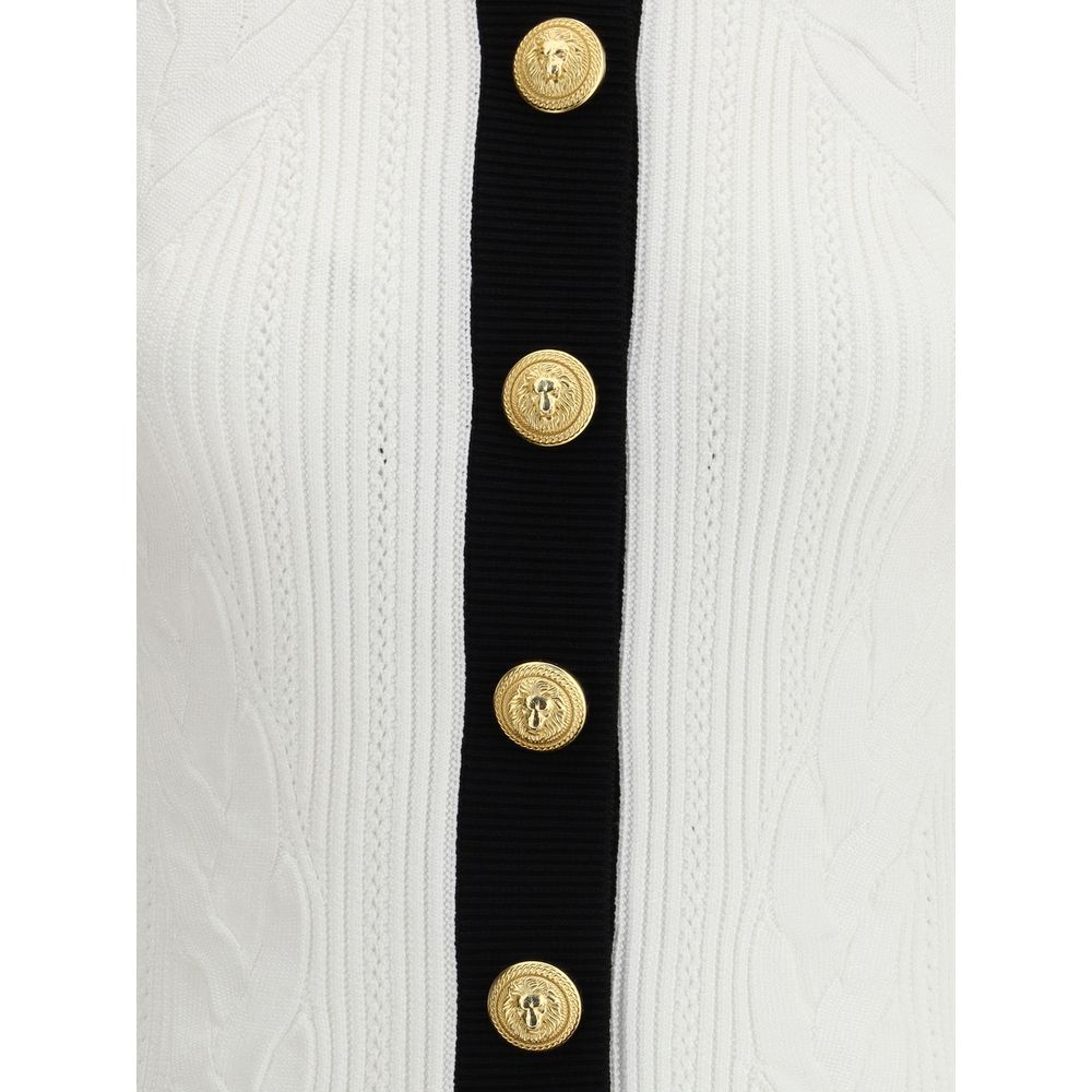 Contrast trim Cardigan