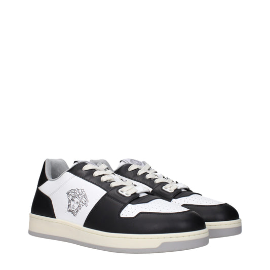 White Leather Low Tops