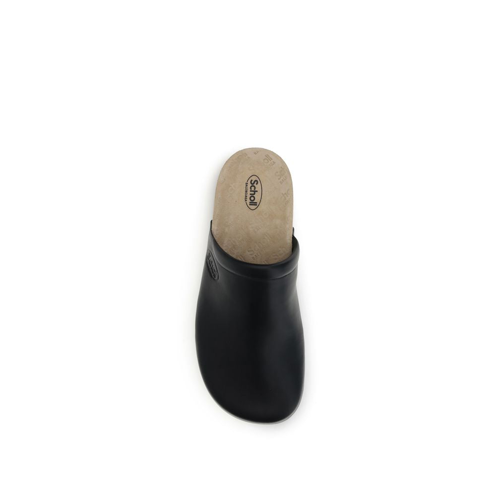 Leather Mules with cork insole