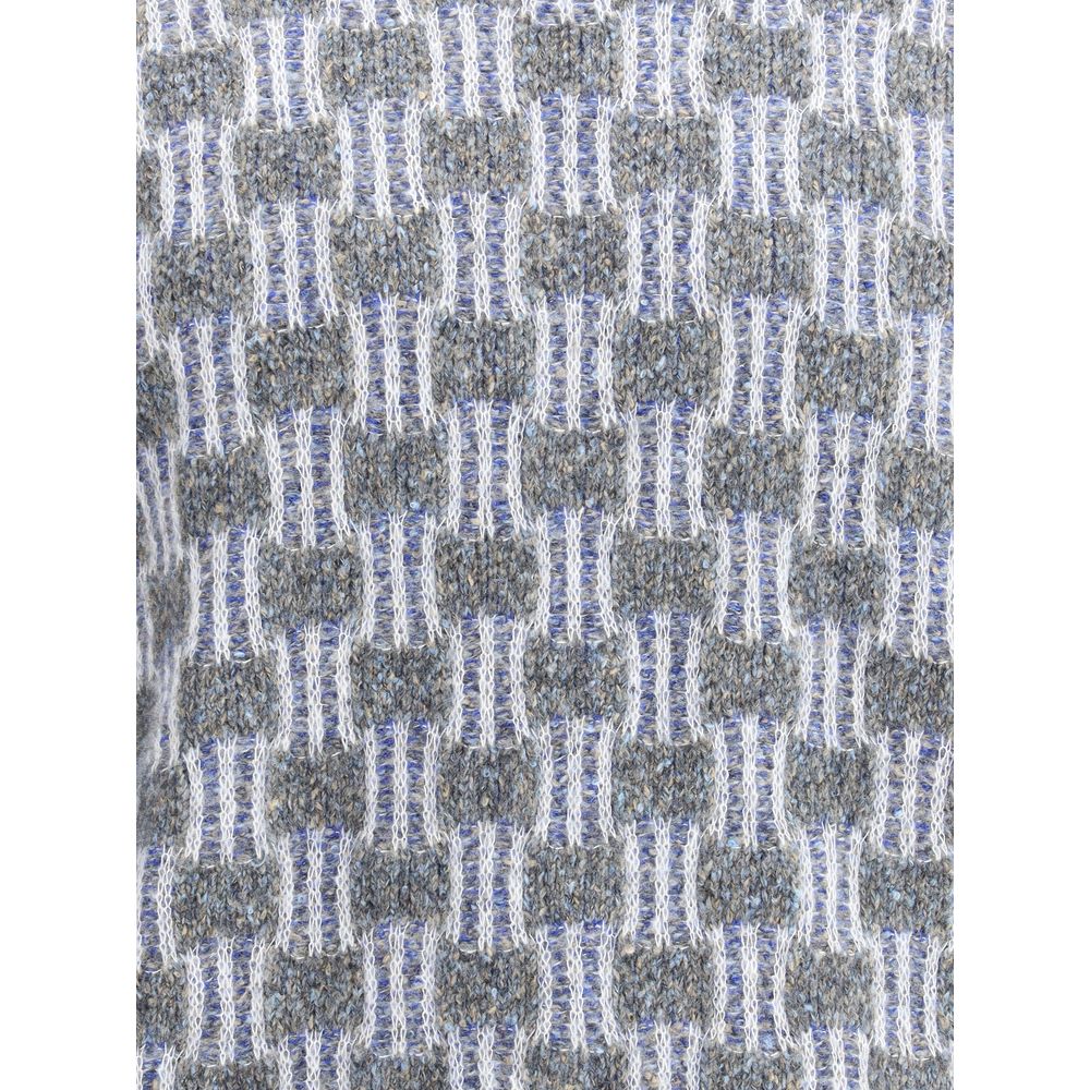 Graphic pattern turtleneck Sweater