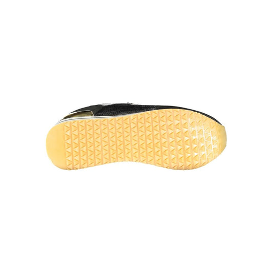 Black Polyester Sneaker