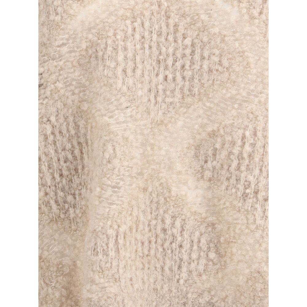 V-neck cashmere and alpaca blend Sweater