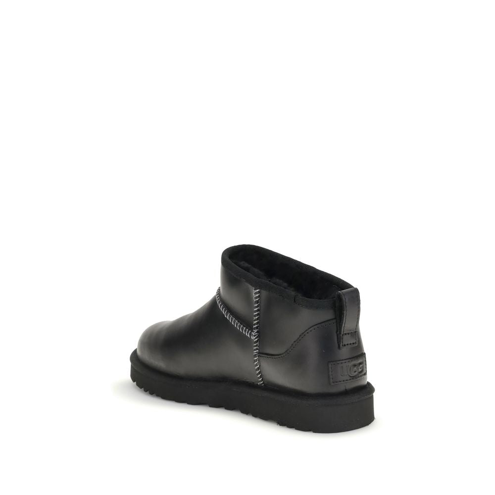 Ultra mini leather snow Boots