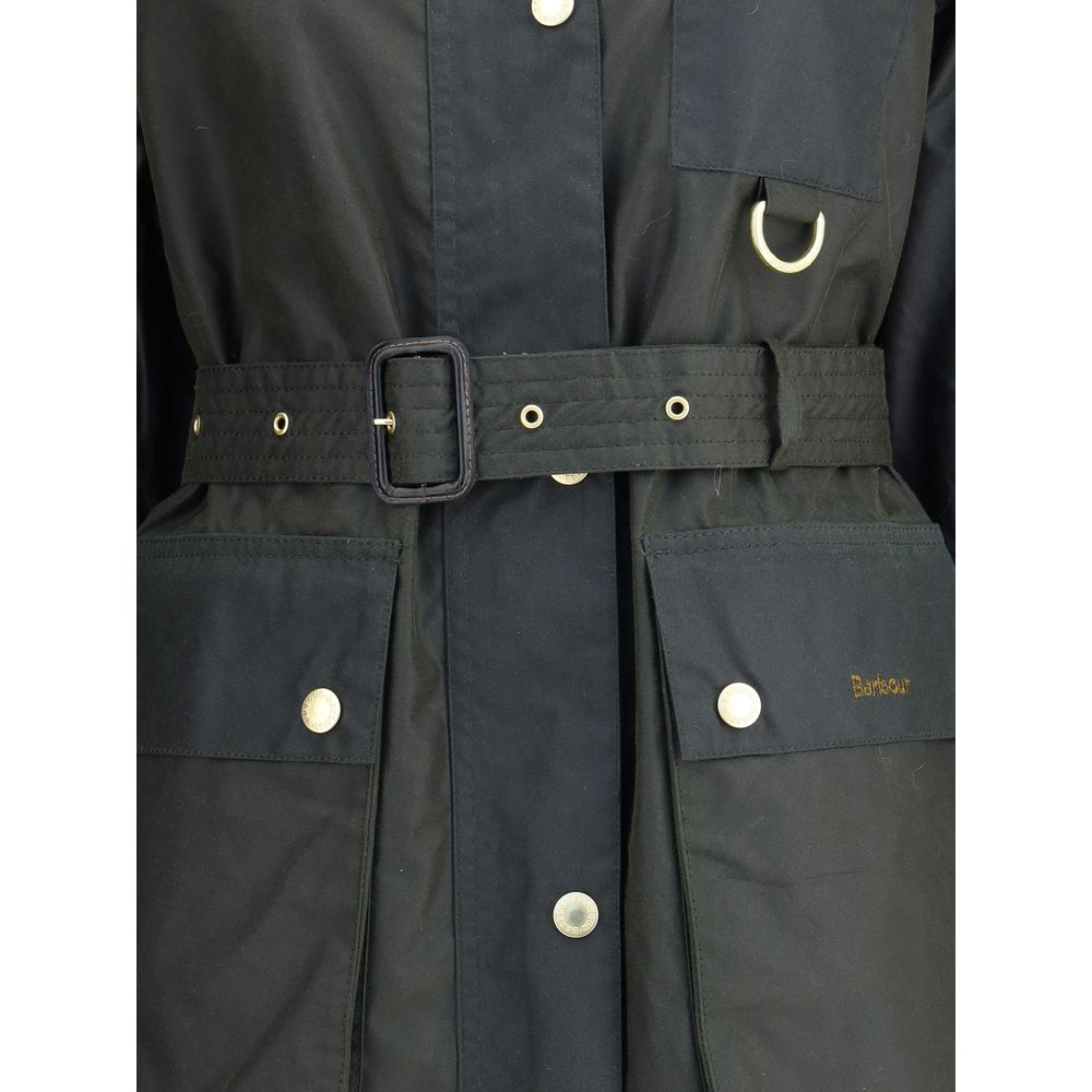 Milda waxed Trench Coat