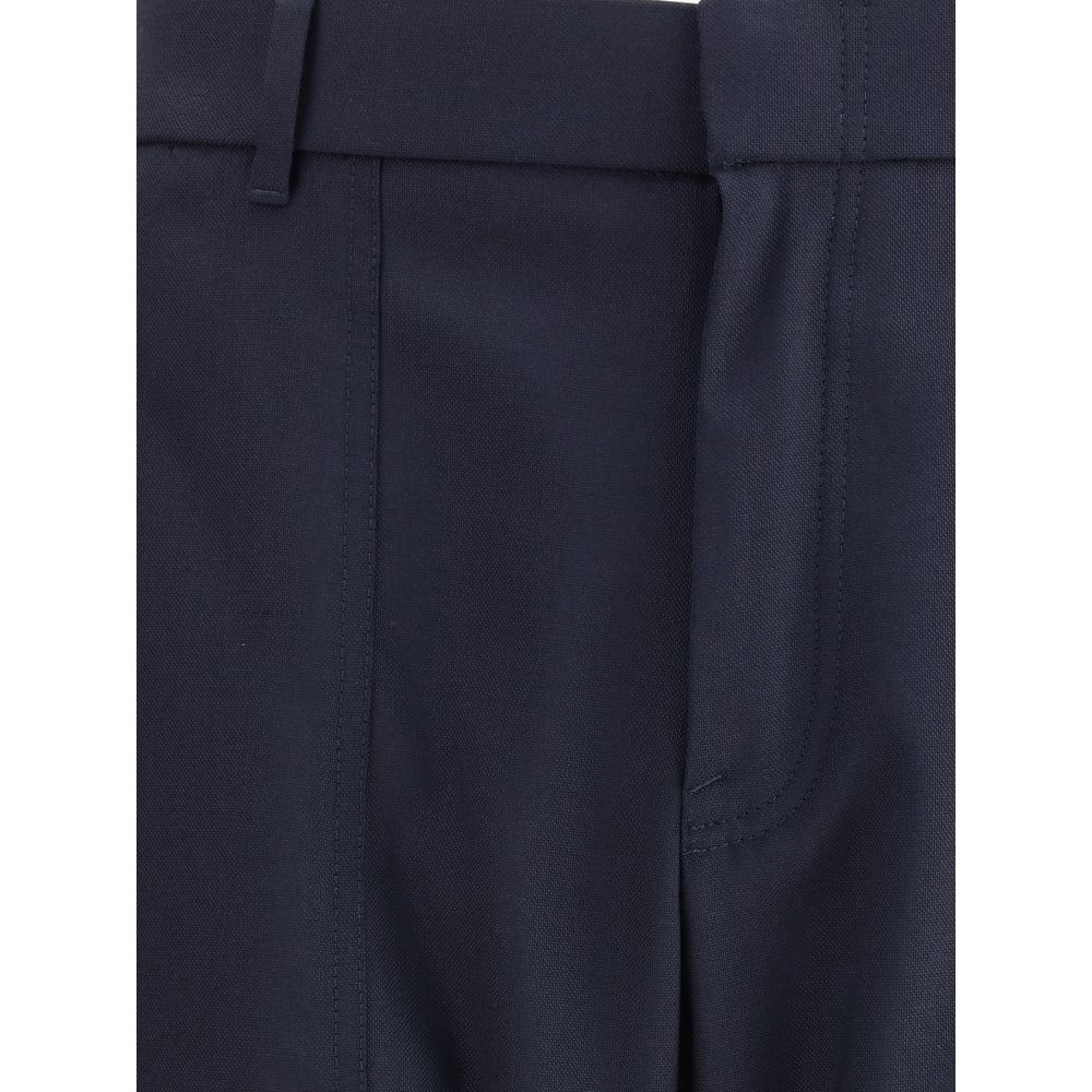 Wool straight Pants
