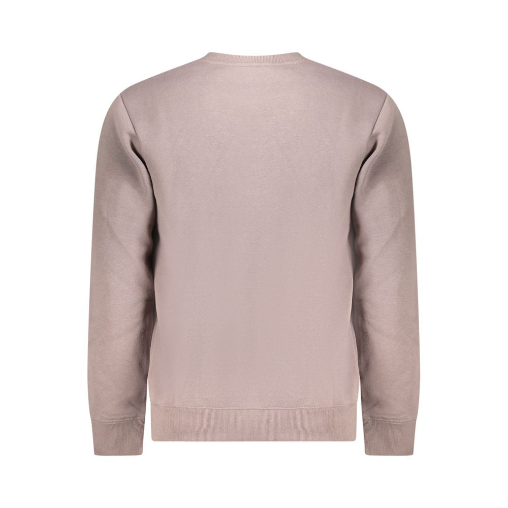Brown Cotton Men Sweater