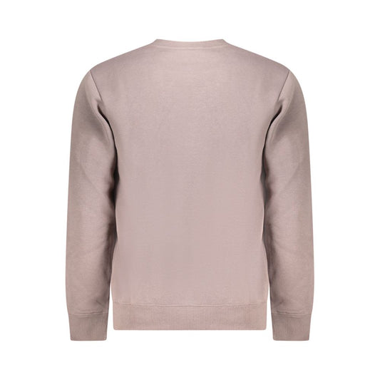 Brown Cotton Men Sweater