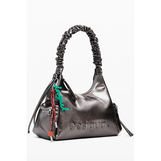 Bronze Polyethylene Women Handbag