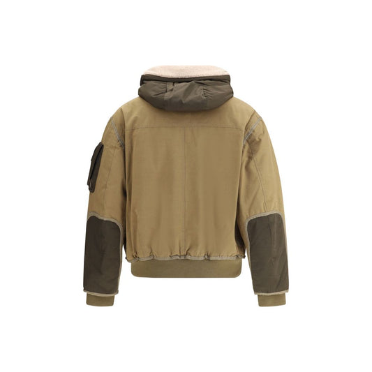 Gold B. bomber Jacket