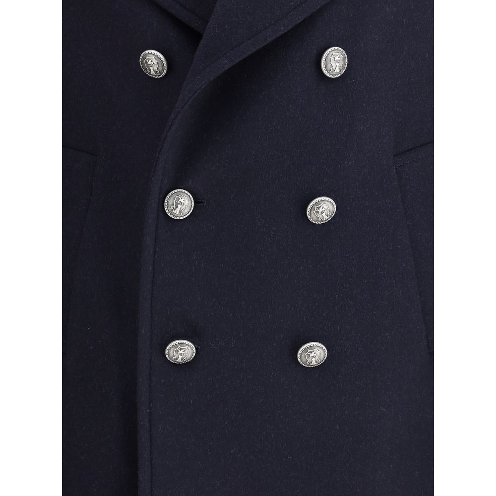 Double wool flannel Caban