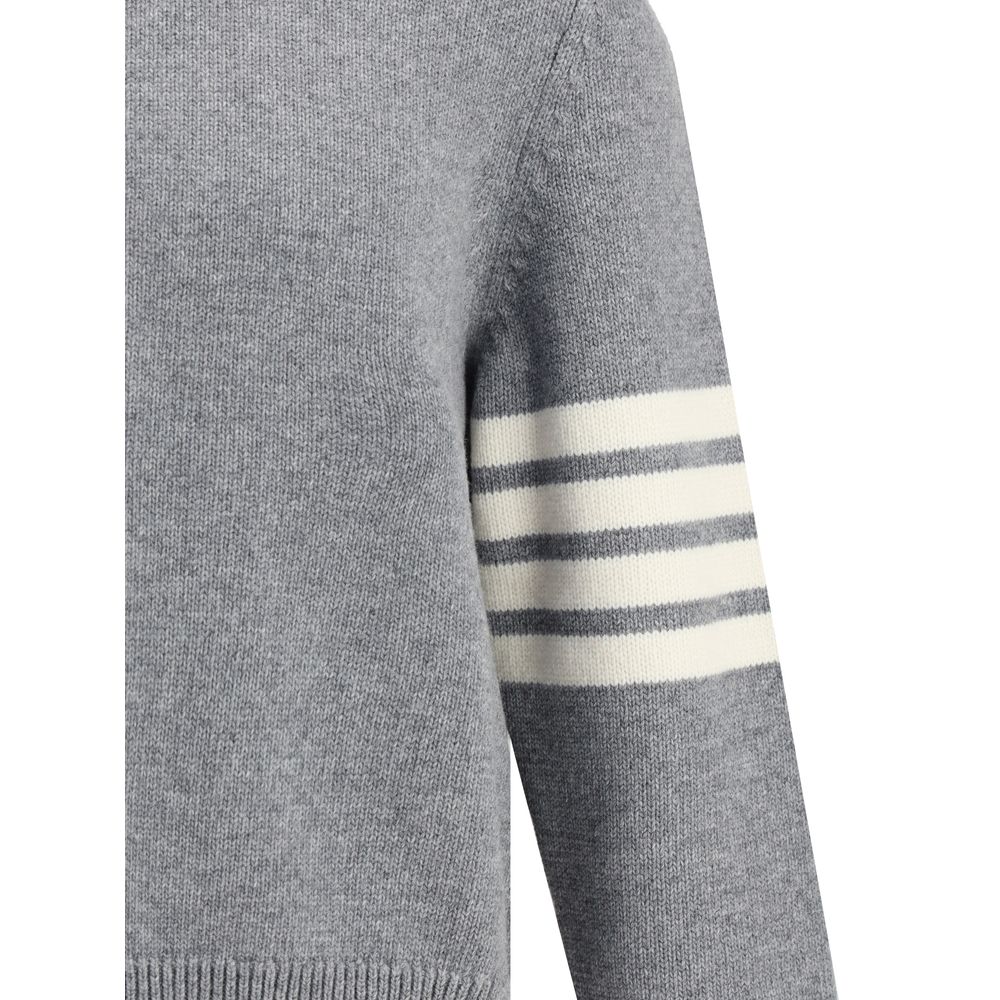 Sweater with 4-Bar intarsia