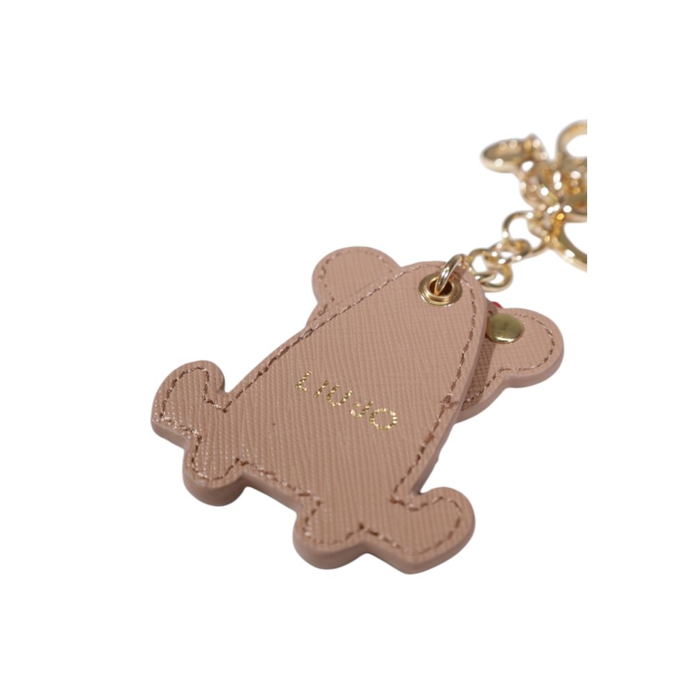Beige Polyethylene Keychain