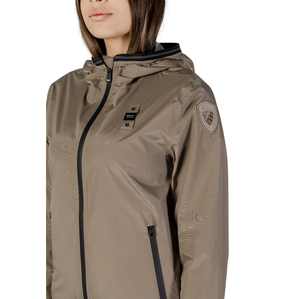 Green Polyamide Jackets & Coat