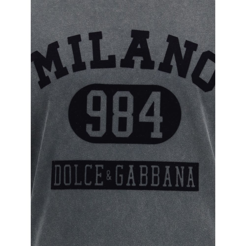 Cotton T-Shirt with velvety logo