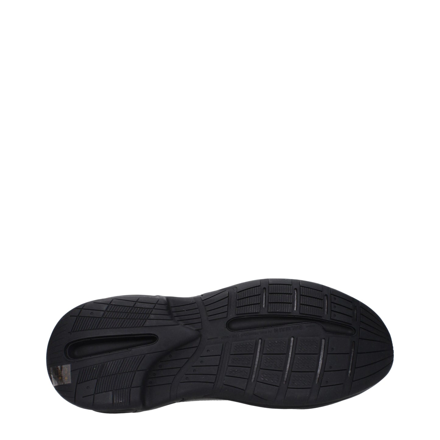 Black Leather Athletic Sneakers