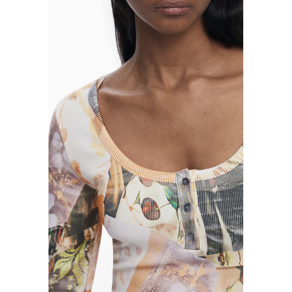 Beige Polyester Women Dress