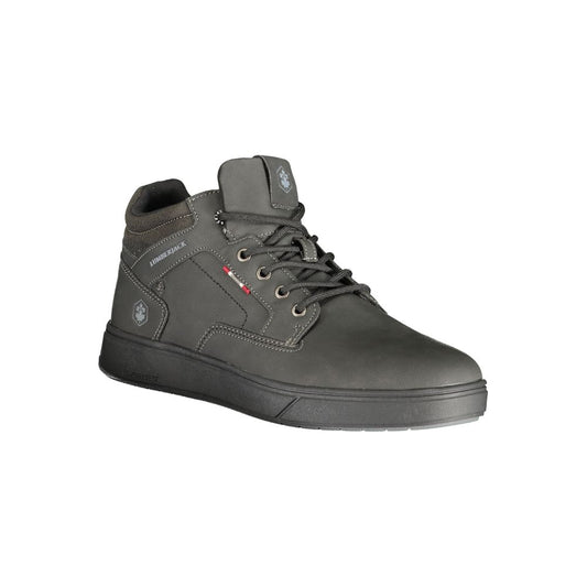 Black Polyester Sneaker