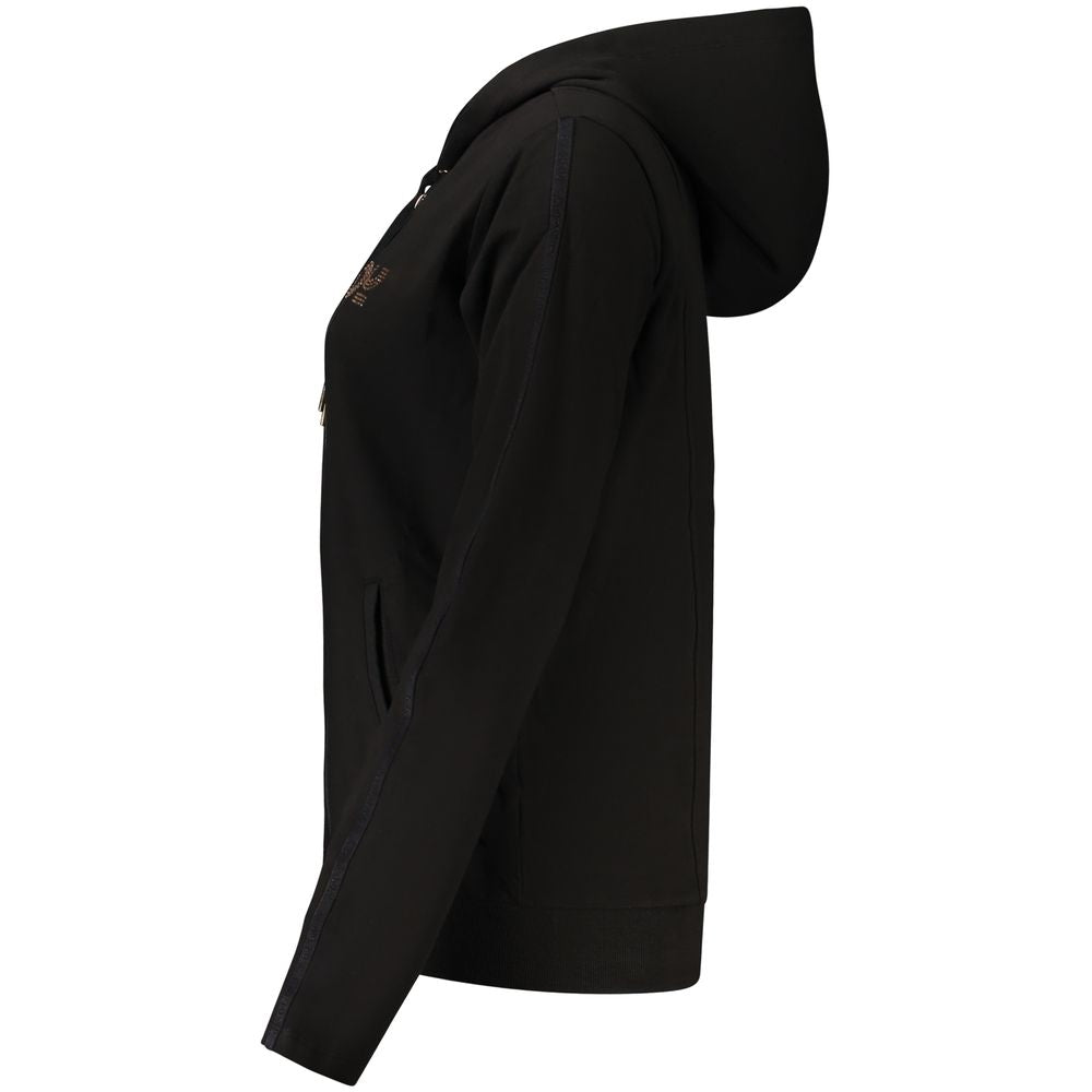 Black Cotton Sweatshirt