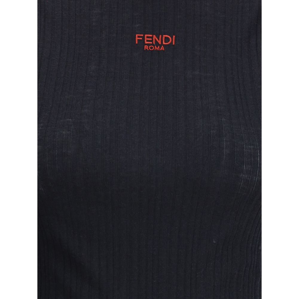 Sleeveless Virgin Wool Top