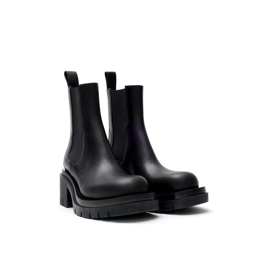 Black Leather Boot