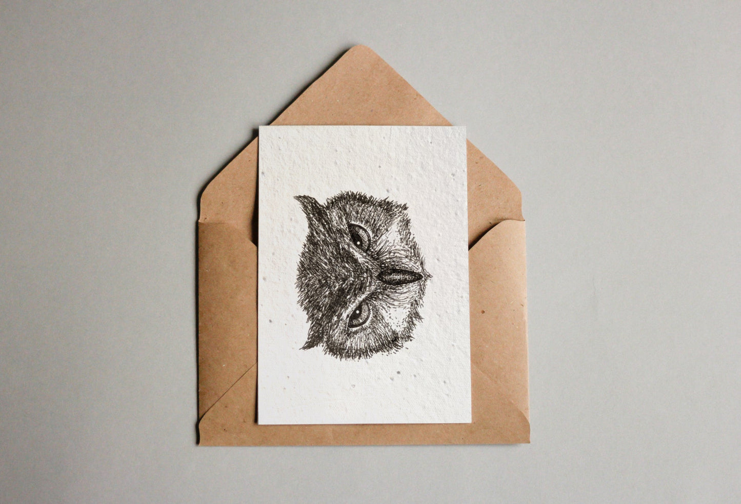 Kartenset aus Samenpapier - Waldtiere