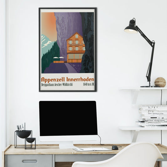 s.wert Poster Appenzell Innerrhoden Berggasthaus, A3