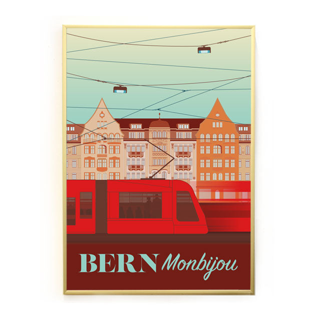 s.wert Postkarte Bern Monbijou, A6
