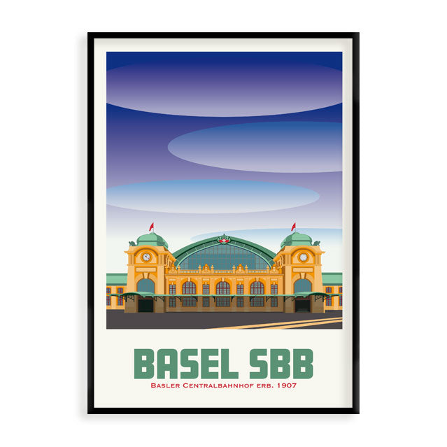 s.wert Poster Basel SBB, A2