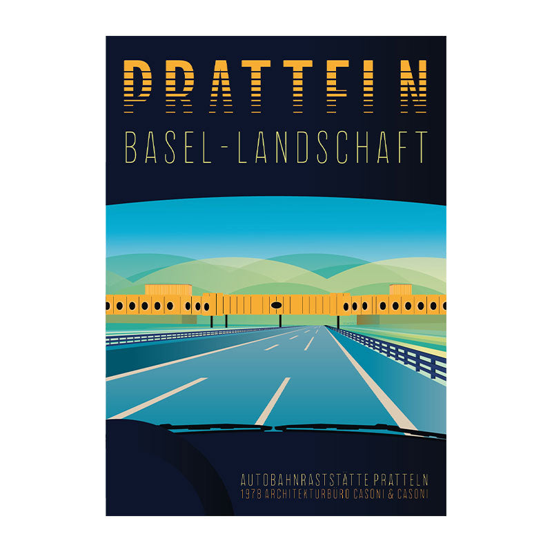 s.wert Postkarte Basel Landschaft Pratteln, A6