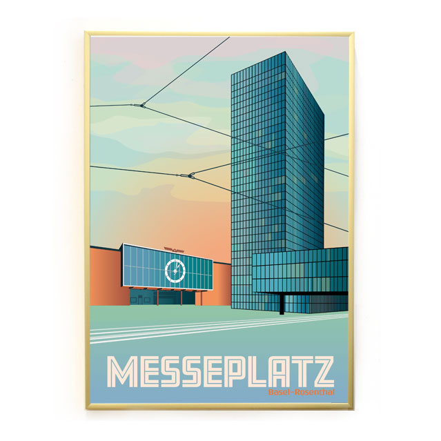 s.wert Poster Basel Messeplatz, A3