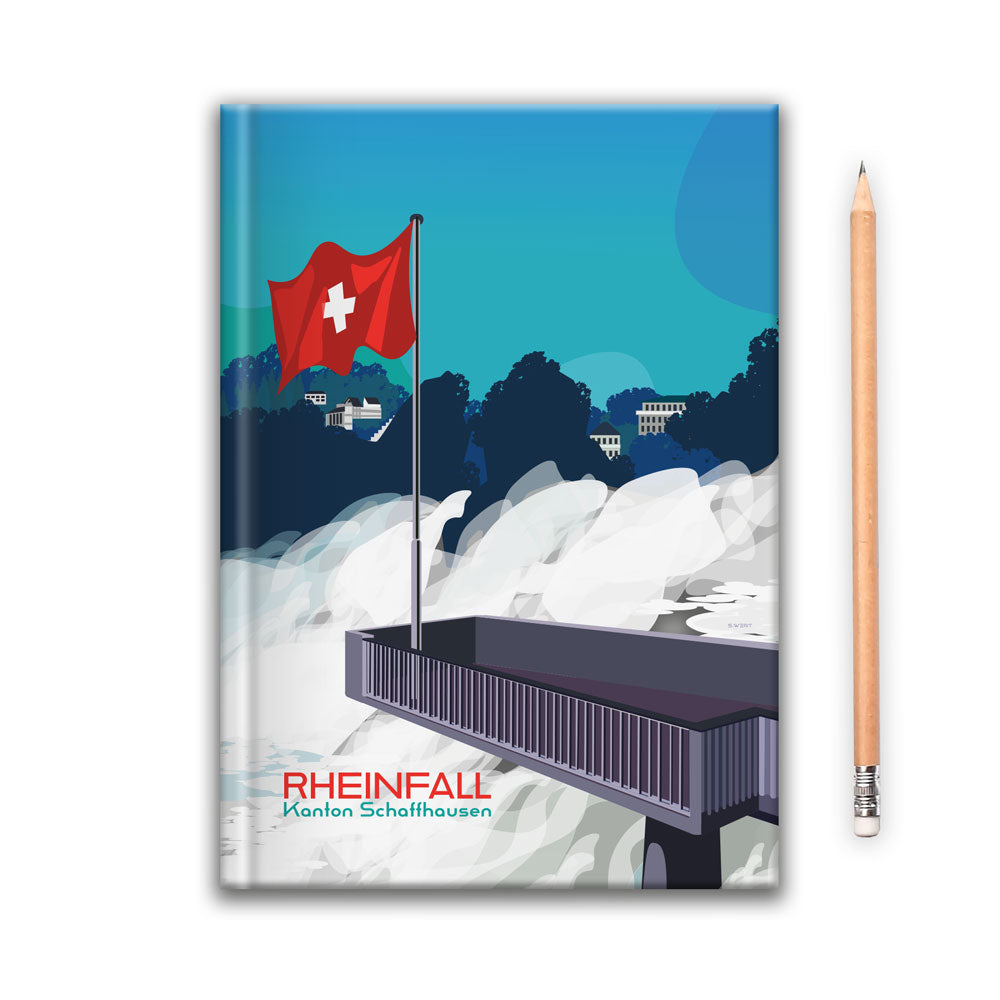 s.wert Notizbuch Schaffhausen Rheinfall, A5